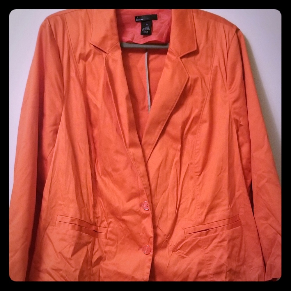 Coral size 24 Lane Bryant blazer/jacket